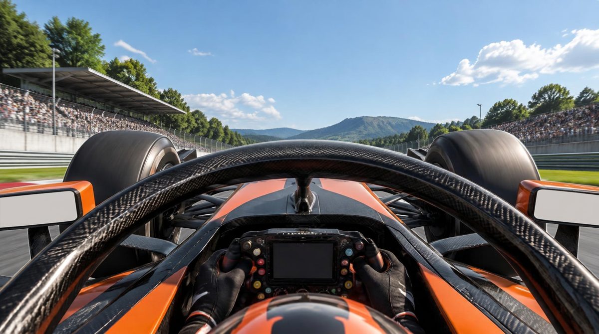 Objekt över racingbanan
