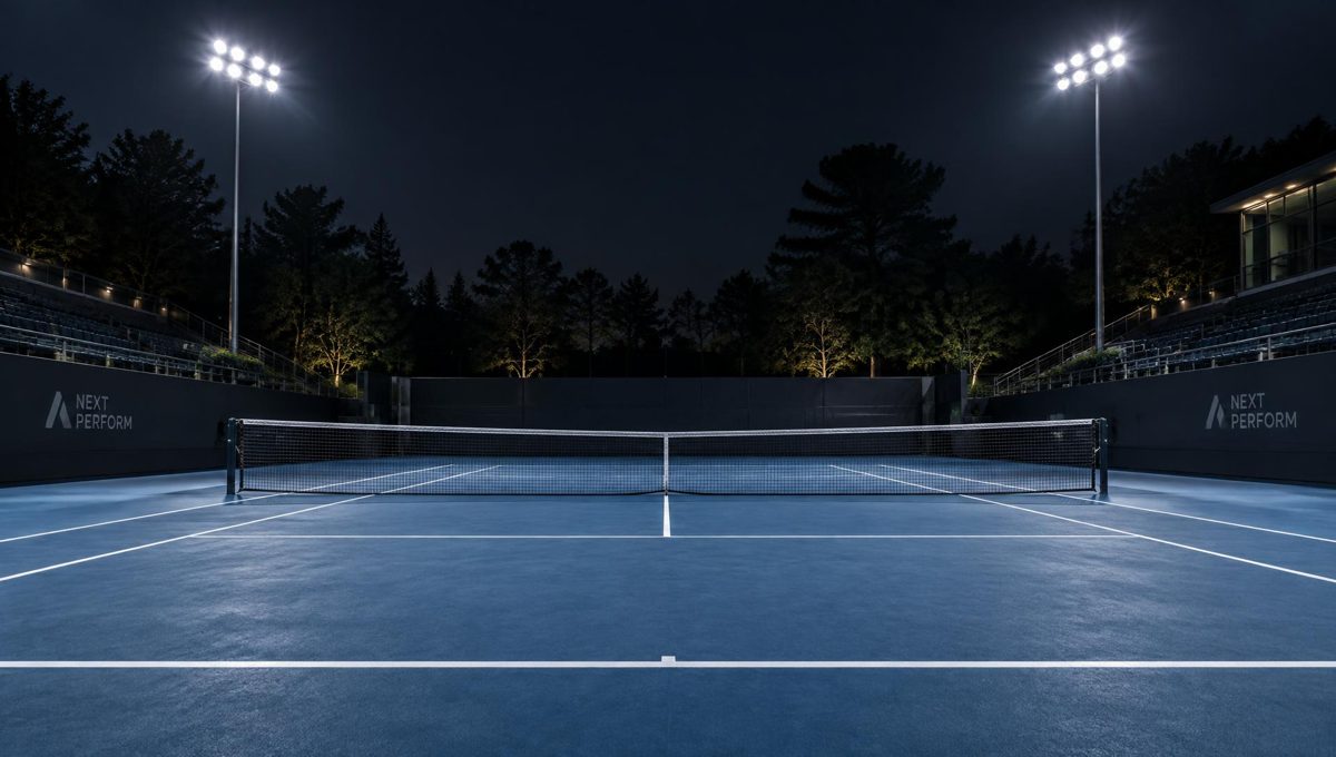 Tennisbollar i rörelse